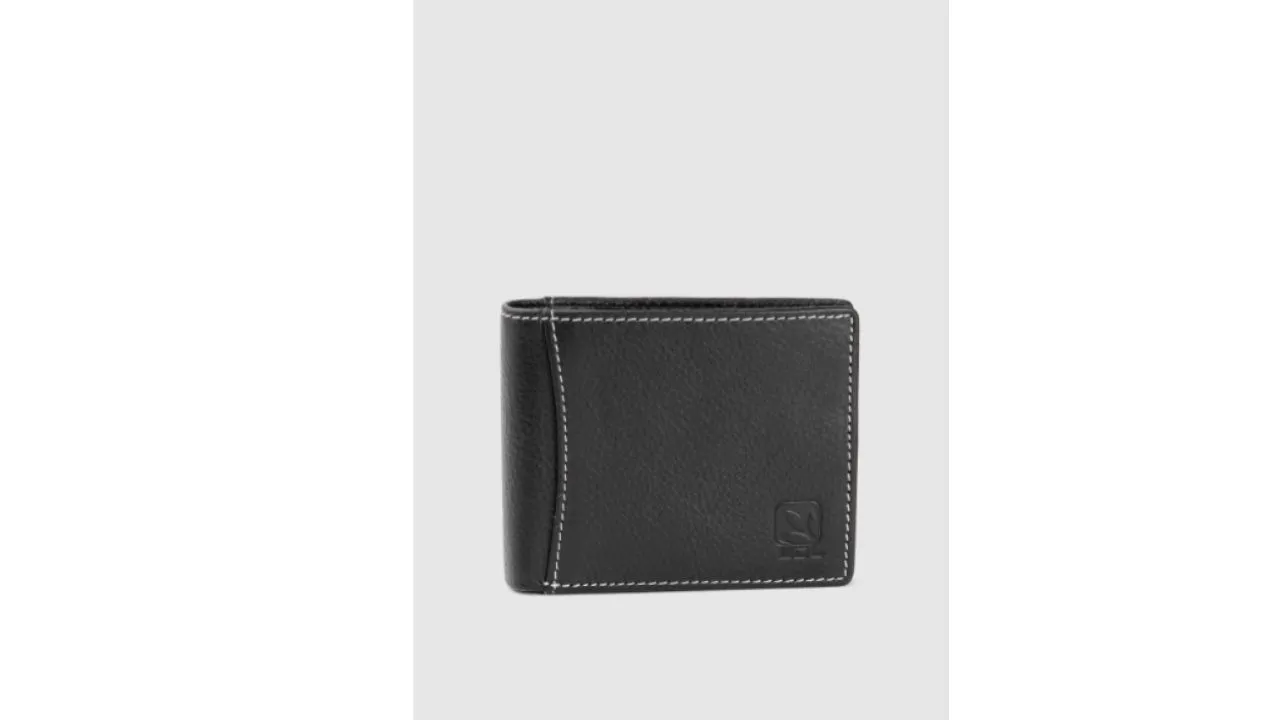 Woodland Men Leather Two Fold Wallet