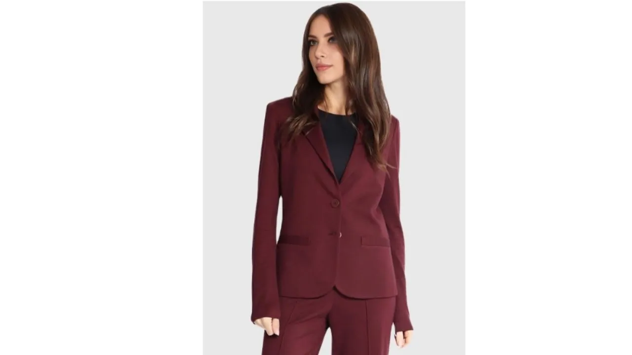 BAESD Notched Single-Breasted Blazer
