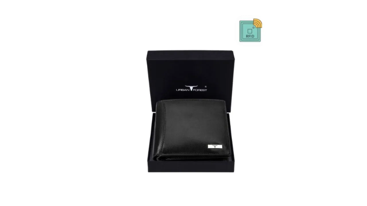 Urban Forest Men Leather Two Fold Wallet