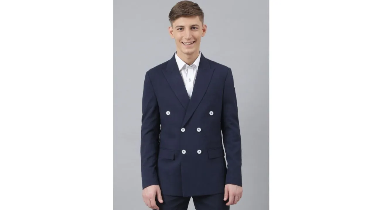MR BUTTON Double Breasted Formal Blazer