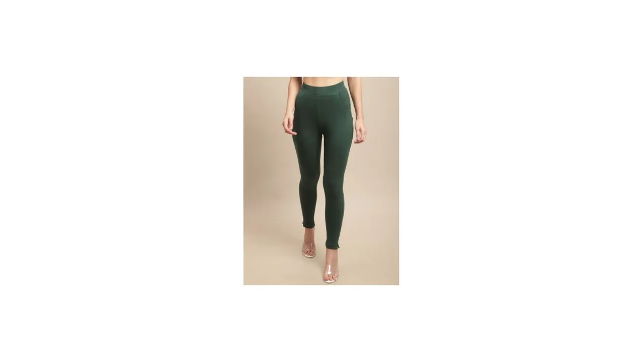 Valles365 by S.C. Women Leggings With Pockets