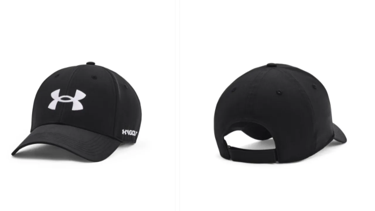 UNDER ARMOUR Men Brand Logo Design Golf96 Baseball Cap