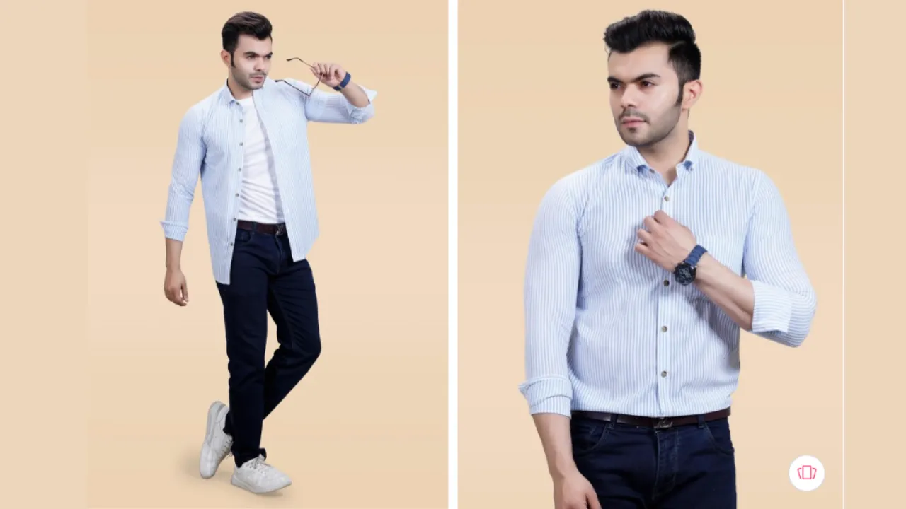 RANJ Men Premium Slim Fit Opaque Formal Shirt