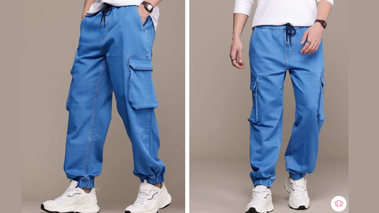 WROGN Men Oversized Cargo Styles Jogger