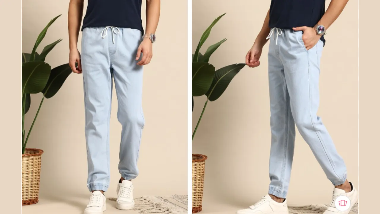Mast & Harbour Men Jogger Fit Stretchable Jeans 