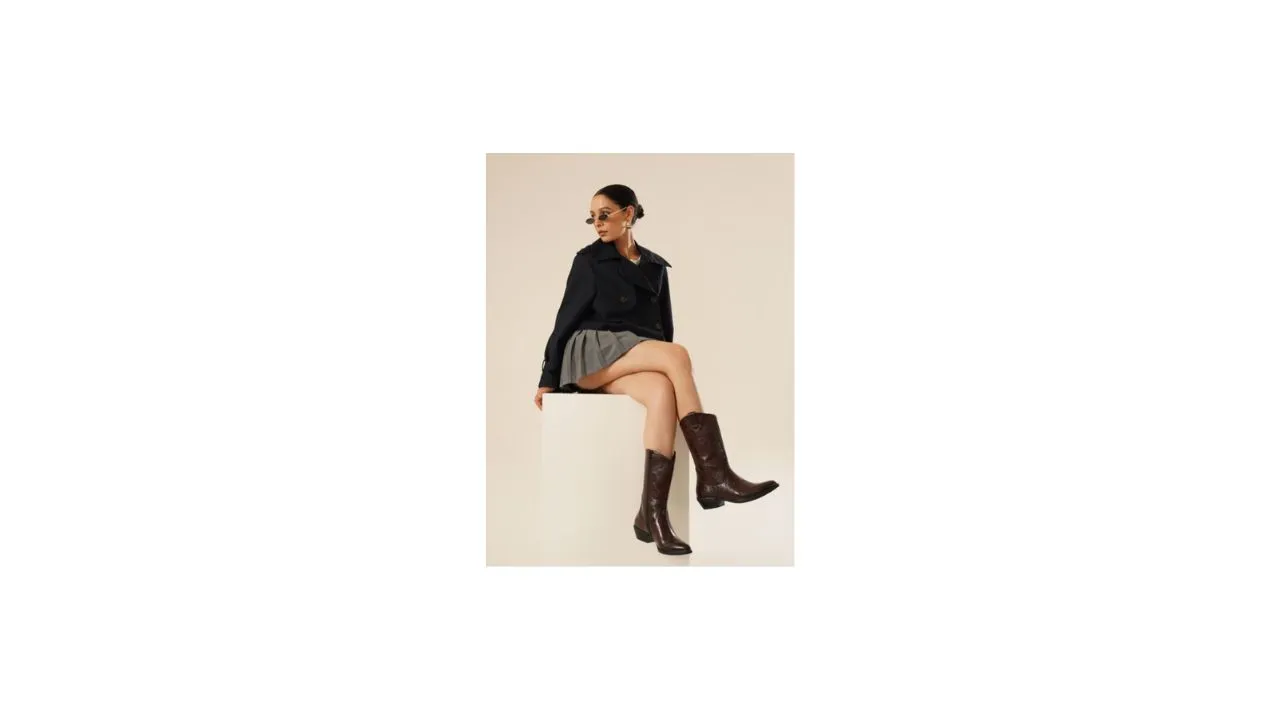 MICHAEL ANGELO Women Block Heeled Cowboy Boot