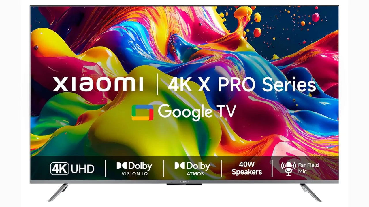 Xiaomi 138 cm (55 inches) X Pro 4K Dolby Vision IQ Series Smart Google TV