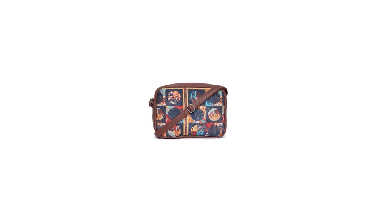 ZOUK Black & Orange Sling Bag