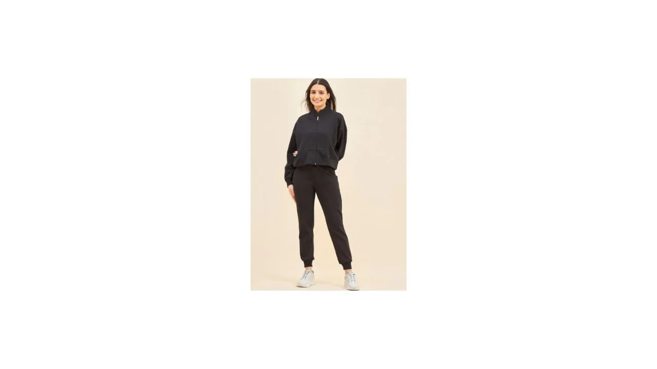 Sweet Dreams Mock Collar Fleece Tracksuit