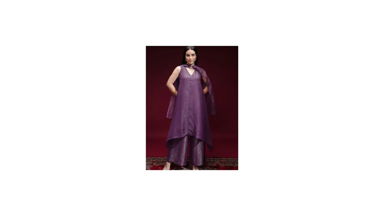 Vishudh Regular Kurta with Palazzos & With Dupatta