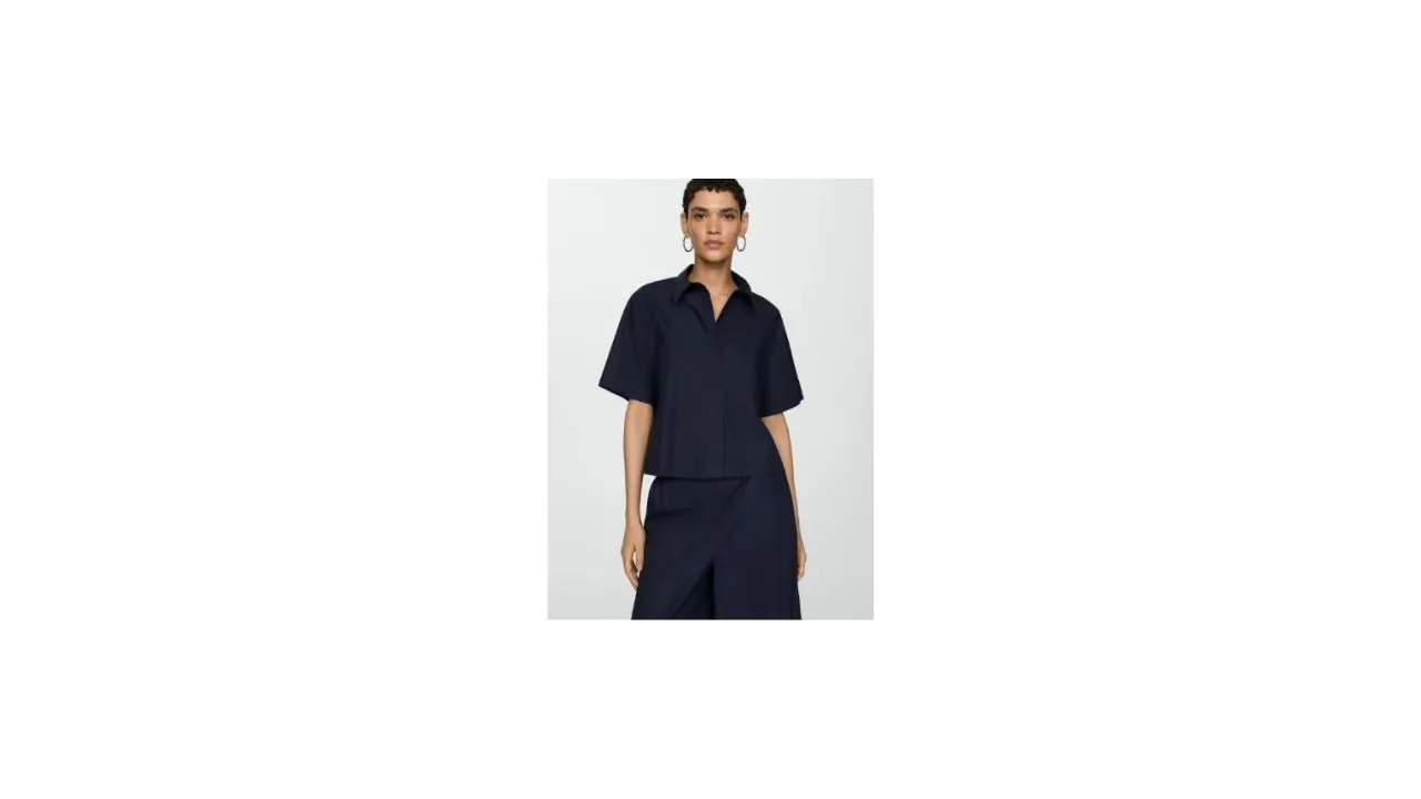 MANGO Women Pure Cotton Casual Shirt