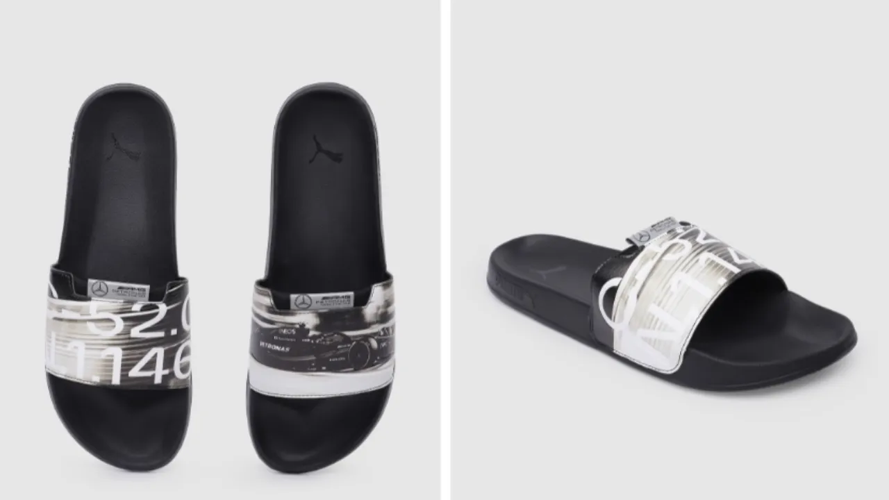 Puma Unisex MAPF1 Leadcat 2.0 Graphic Printed Sliders