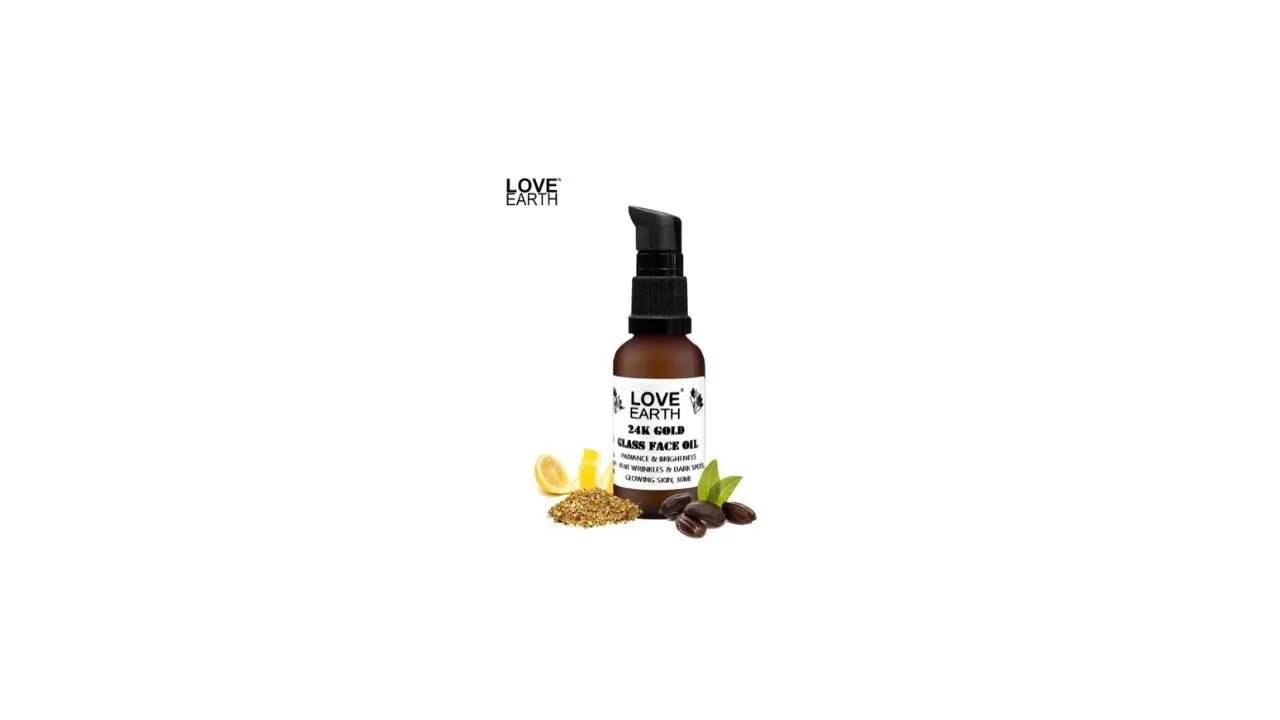 LOVE EARTH 24K Gold Glass Face Oil