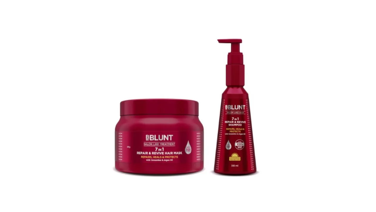 BBLUNT Set of 7in 1 Repair & Revive Shampoo & Hair Mask