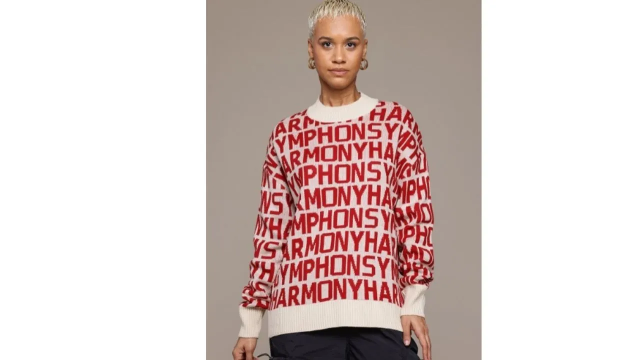 Roadster—The Lifestyle Co. Typography Detail Acrylic Pullover 