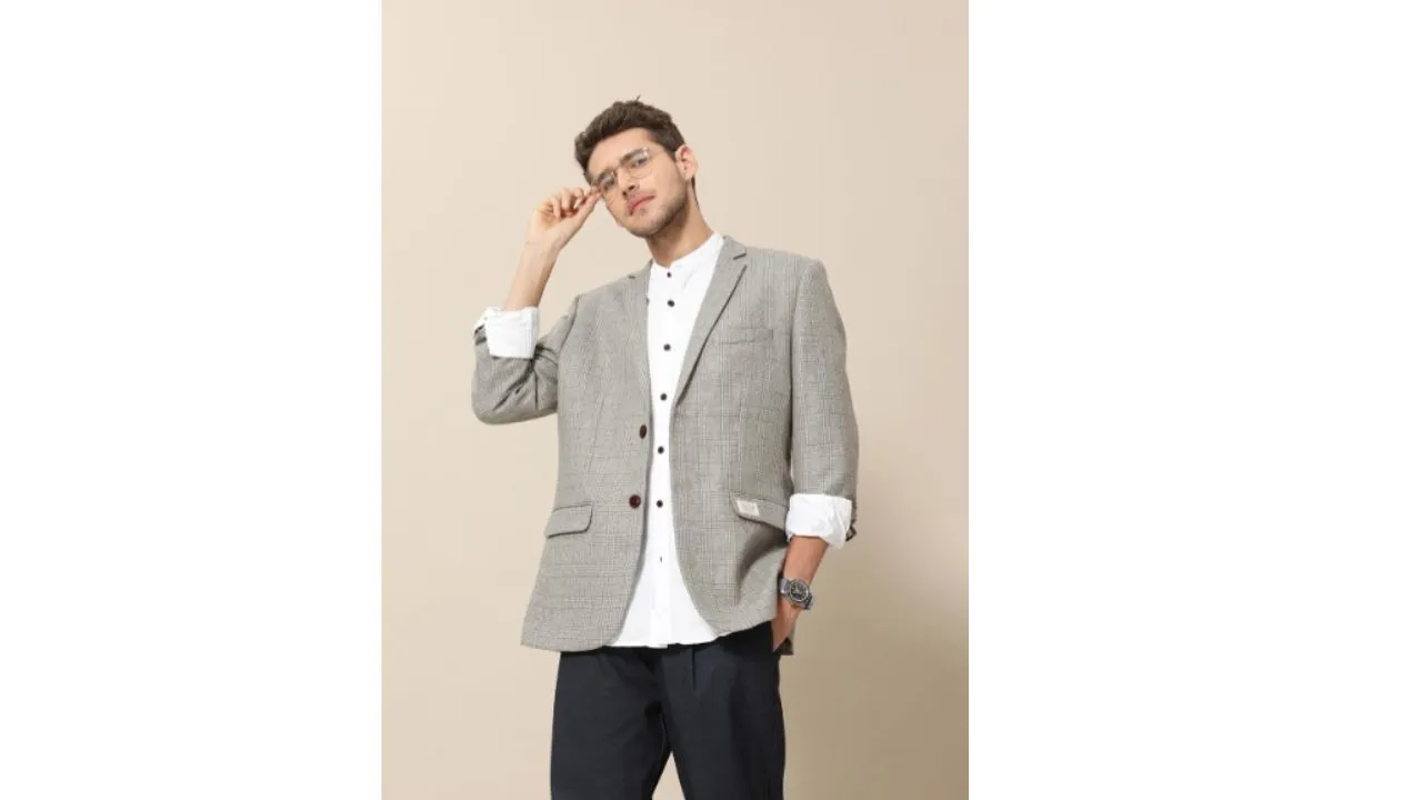  Mr. Bowerbird Men Single Breasted Casual Blazer