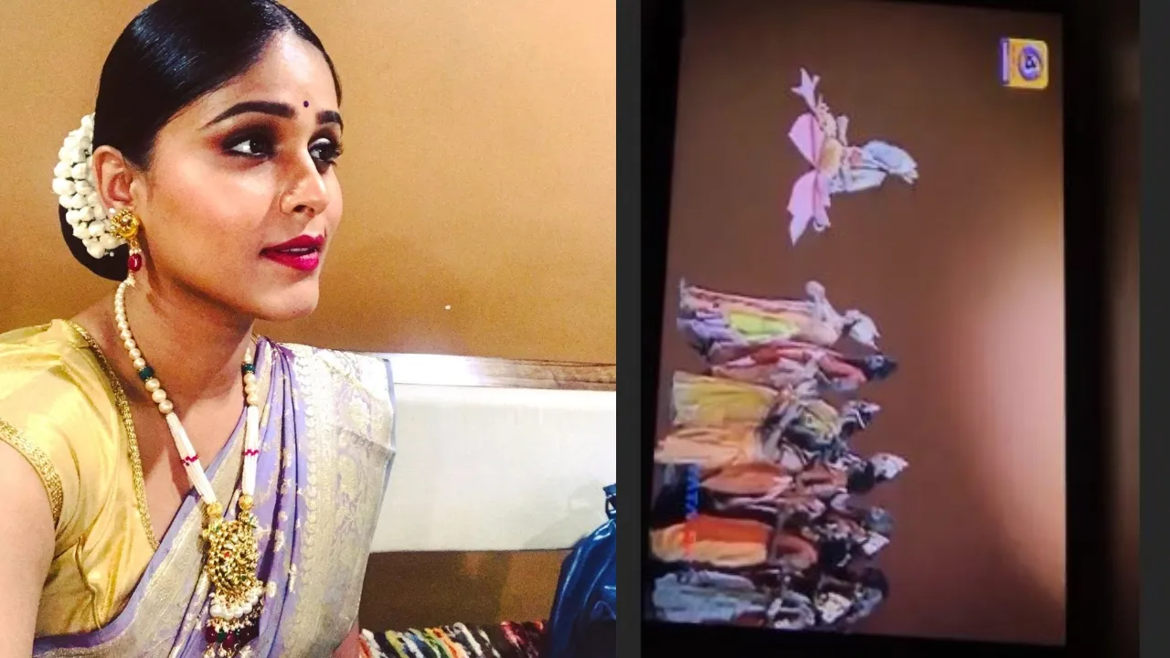 akshara watching ramayan 