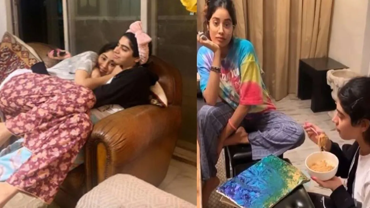 janhvi khusie in lockdown 