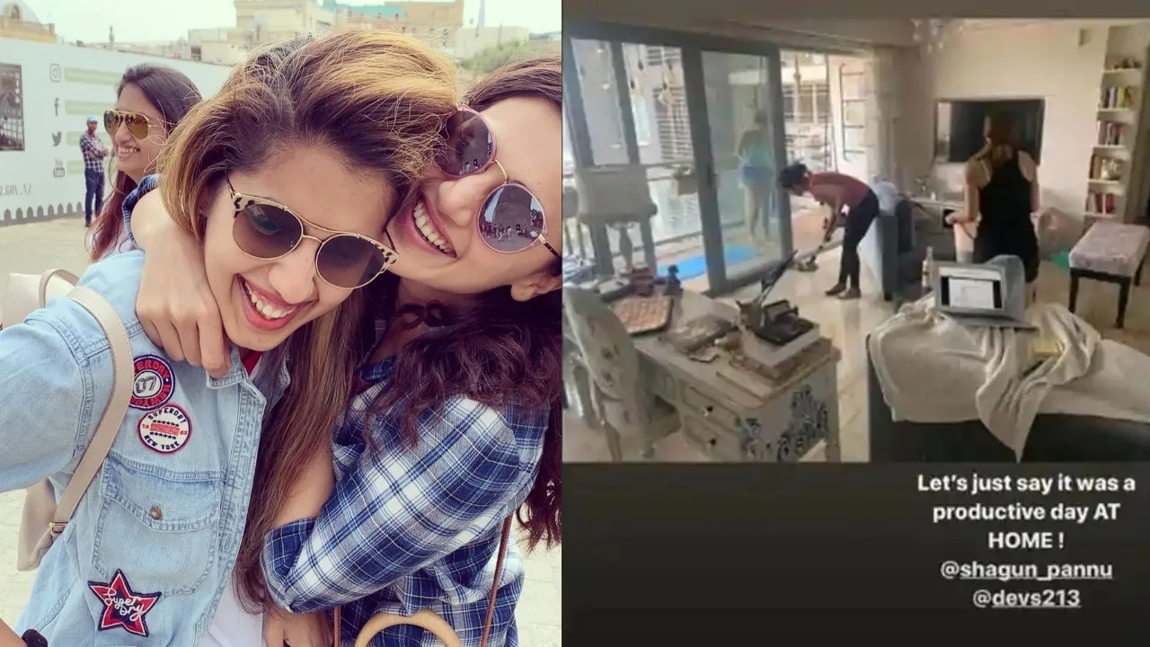 taapsee shagun in lockdown 