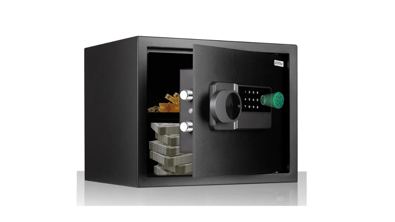  Plantex 38 Litre Digital Locker For Home/Safe Locker Box with Biometric Fingerprint