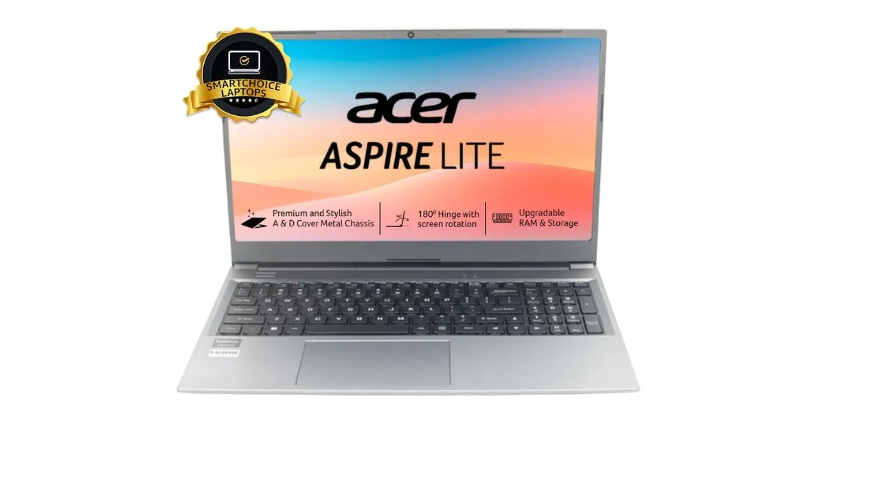Acer [Smartchoice Aspire Lite AMD Ryzen 3 5300U Premium Thin and Light Laptop