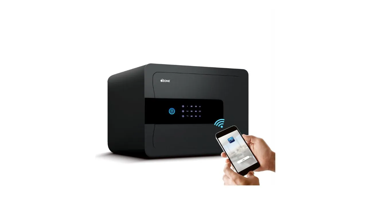 Ozone Large Wi-Fi, Biometric, Fingerprint Safe 4 in 1 Unlocking