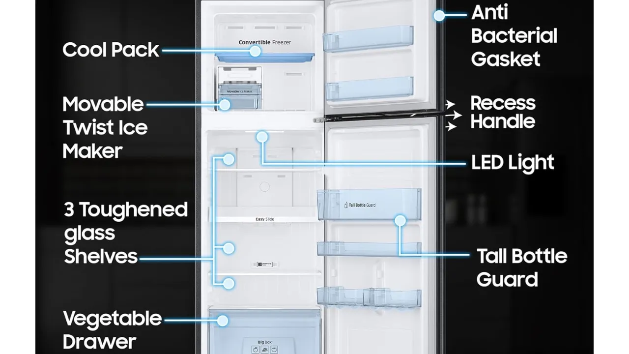 Samsung 256 L Double Door Refrigerator