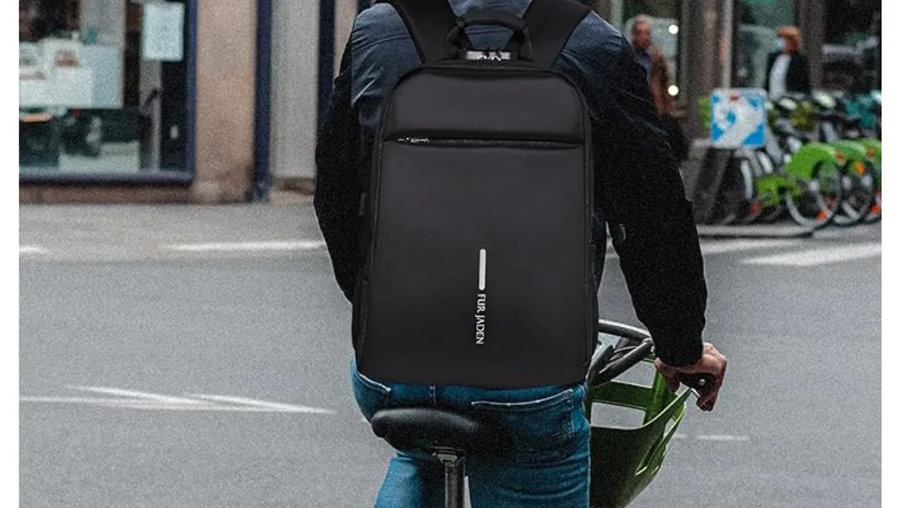 FUR JADEN Anti Theft Number Lock Backpack Bag
