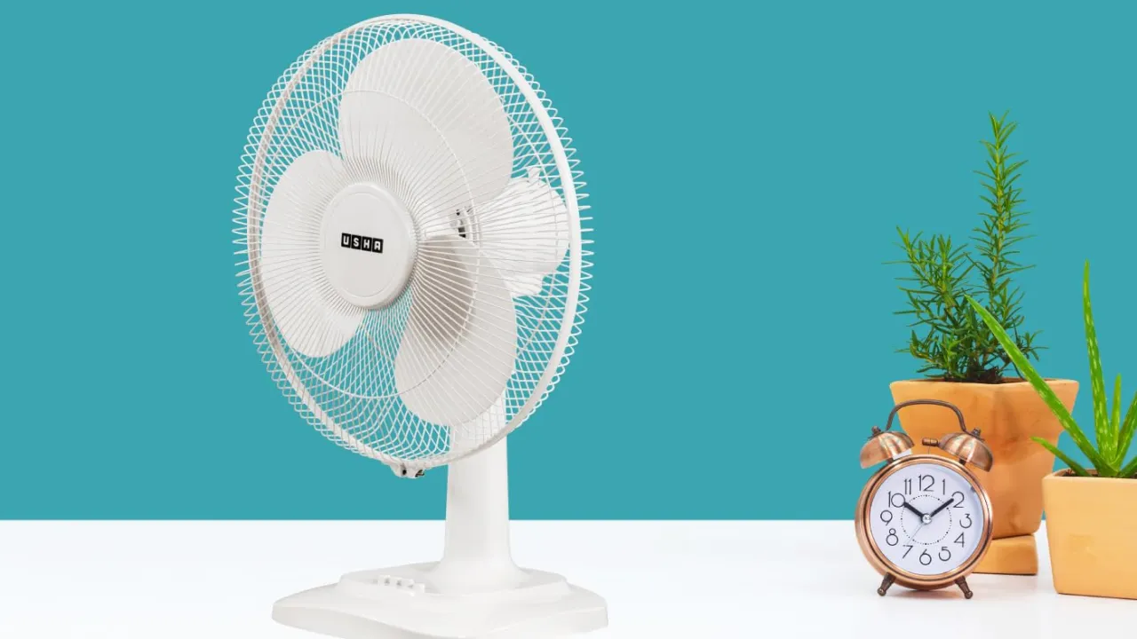 USHA Maxx Air 400MM High Speed Table Fan (White)