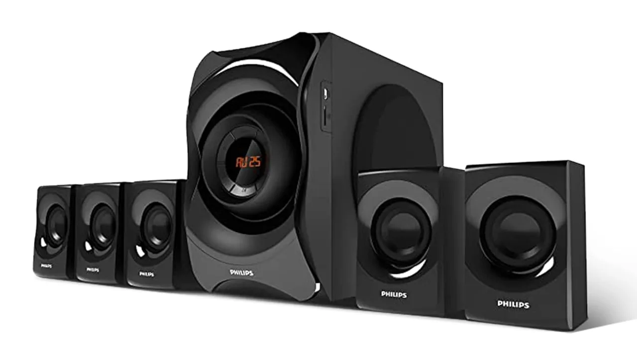 Philips Audio SPA8000B/94 5.1 Channel Multimedia Speaker System with Bluetooth
