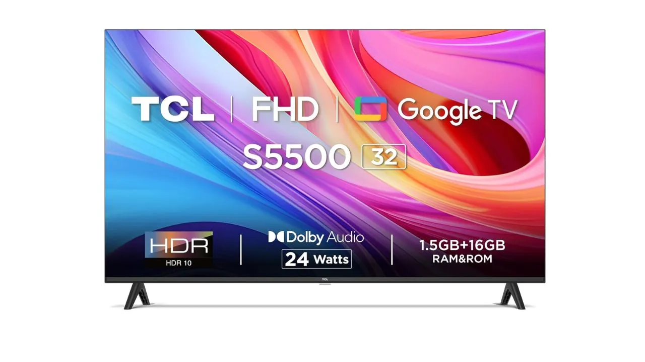 TCL 79.97 cm (32 inches) Metallic Bezel-Less S Series Full HD