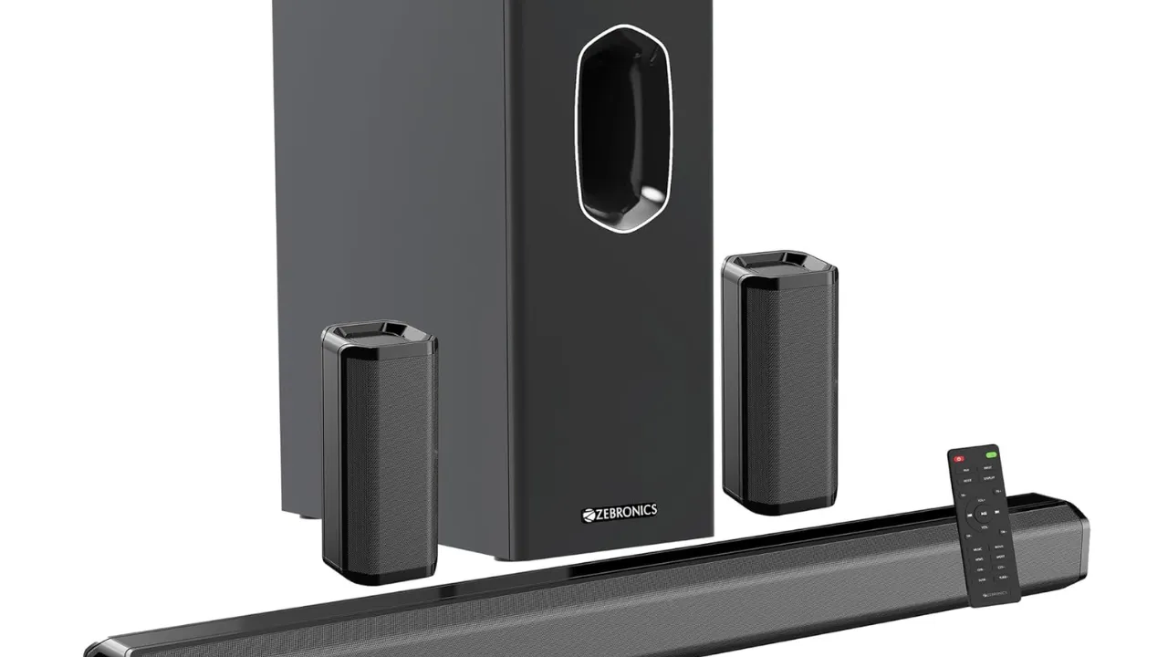 ZEBRONICS Zeb-Juke BAR 9500WS PRO Dolby 5.1 soundbar 