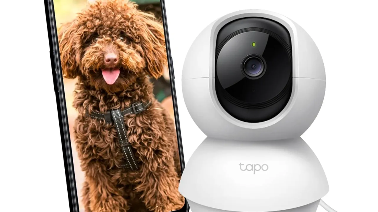 Tapo TP-Link C200 360° 2MP 1080p Full HD Pan/Tilt Home Security Wi-Fi Smart Camera