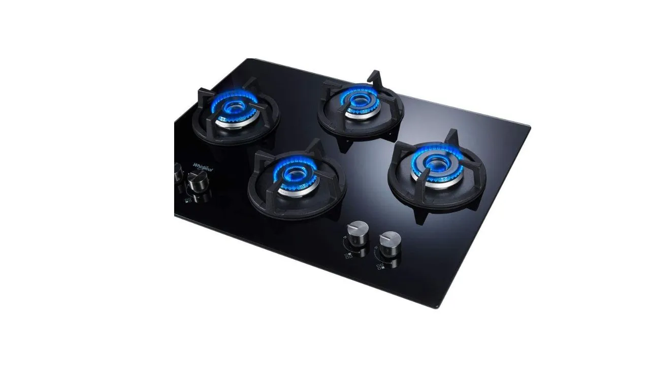 Whirlpool Hob 4 Burner Auto Ignition Gas Stove 