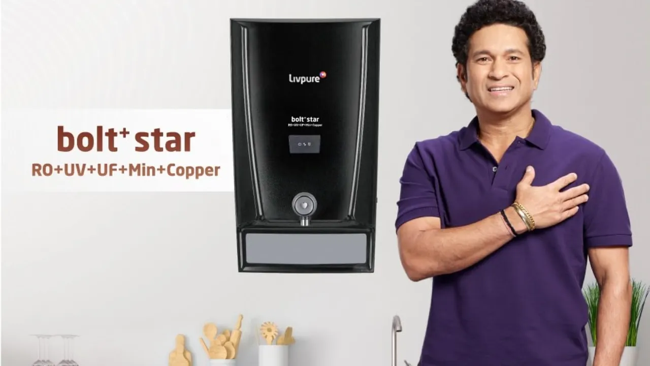 Livpure Bolt+ Star, 80% Water Savings, RO+In Tank UV+UF+Min+Copper+ 7 L Tank, Water Purifier