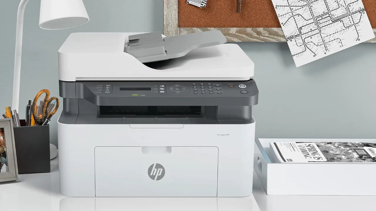 HP Laser MFP 1188Fnw, Wireless, Print, Copy, Scan, Fax, Monochrome Laser Printers