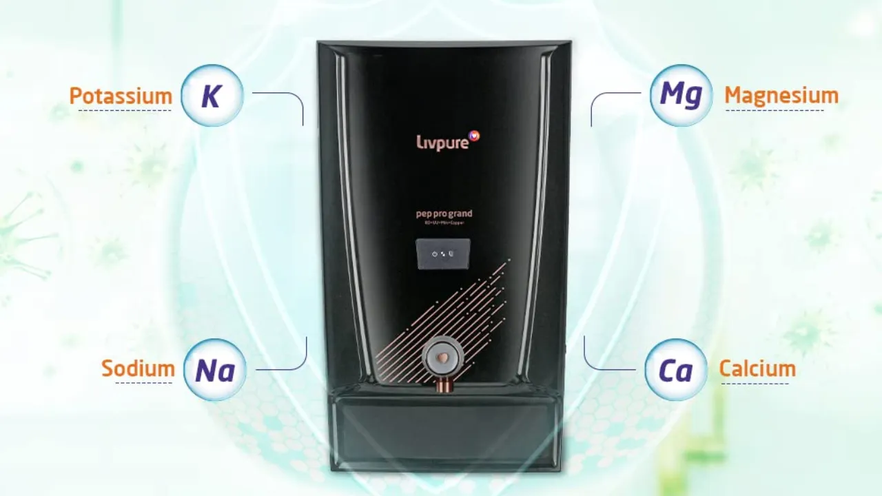 Livpure Pep Pro Grand RO+UV+Mineraliser+Copper, 15 LPH Water Purifier
