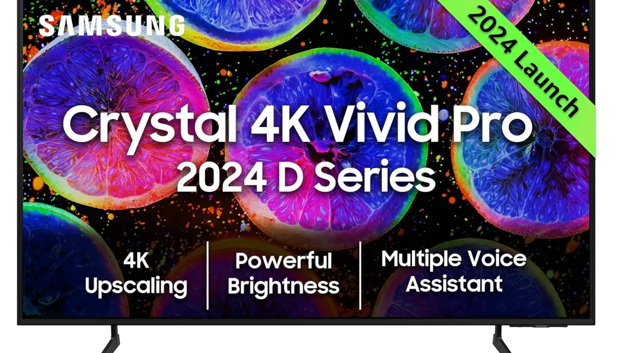Samsung 108 cm (43 inches) D Series Crystal 4K Vivid Pro Ultra HD Smart LED TV