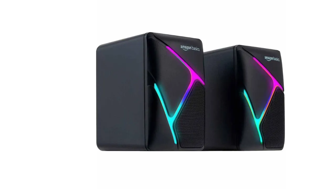 amazon basics 2 X 3W Multimedia PC Gaming Speaker