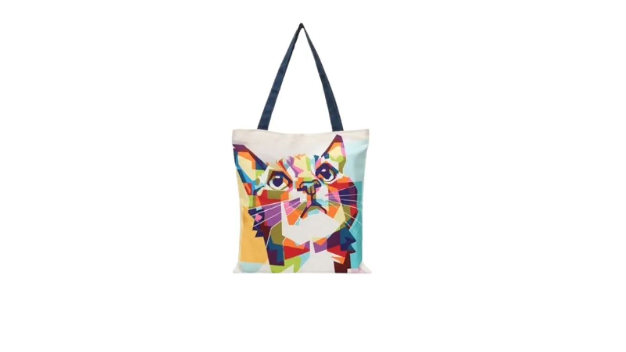 The Purple Tree Cotton Canvas Tote Bags For Women c