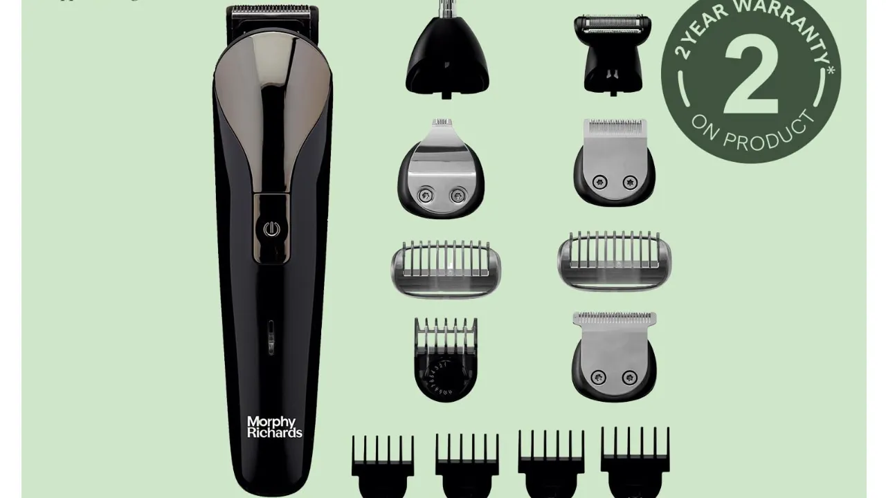 Morphy Richards Kingsman Pro 12-in-1 Grooming Kit for Men