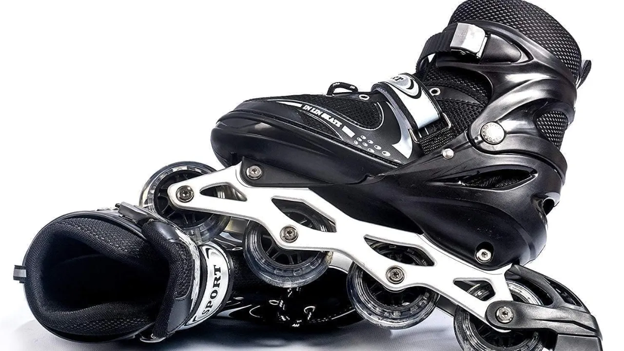 JINU New Inline Skates, Adjustable Inline Roller Skates for Boys Kids&Girls
