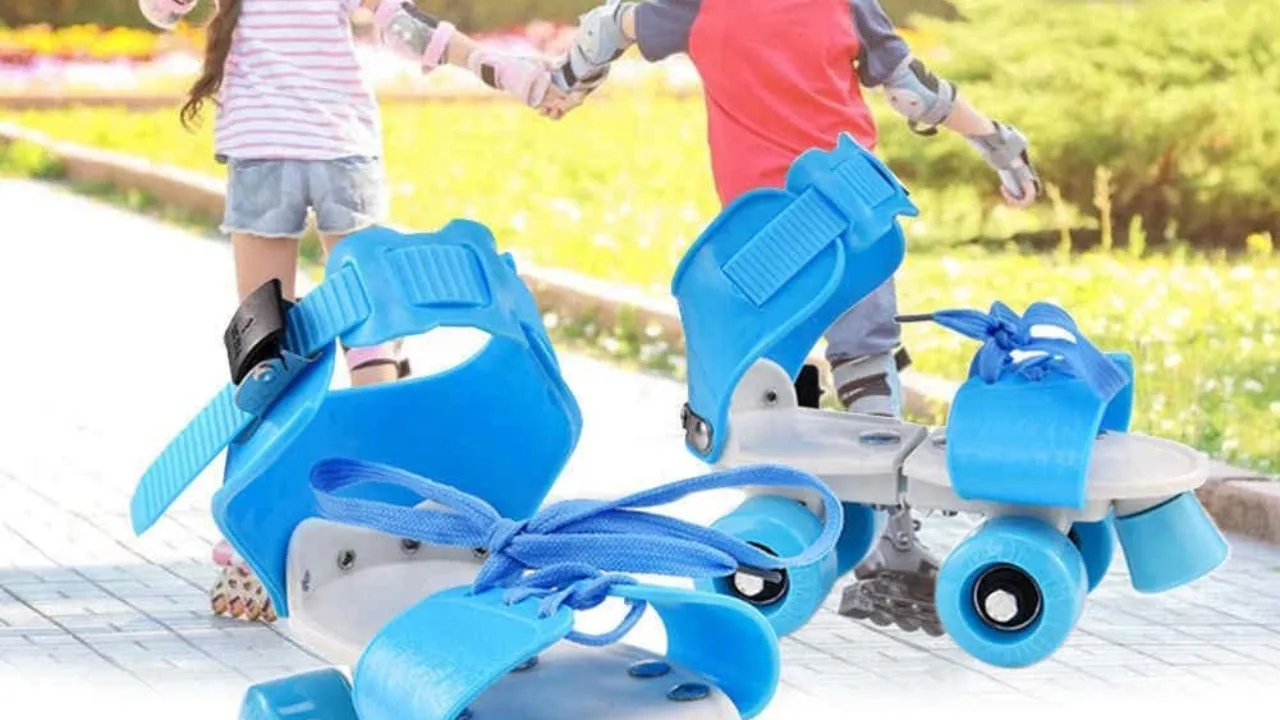 Cable World Boy Roller Skates For Kids Age Group 5-15 Years Adjustable Inline Skating Shoes