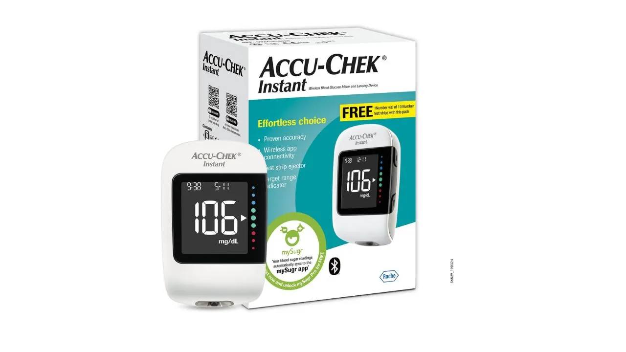 Accu-Chek Instant Blood Glucose Glucometer 