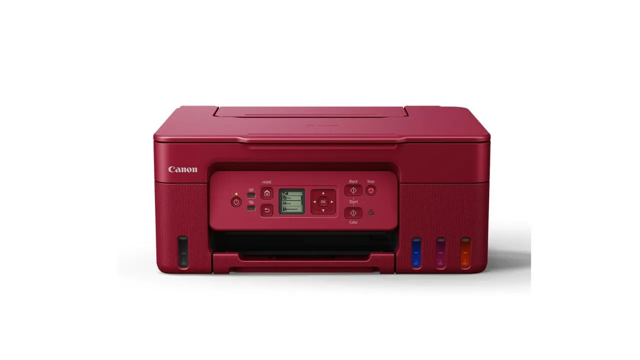 Canon PIXMA MegaTank G3770 Red All-in-one Colour Printer