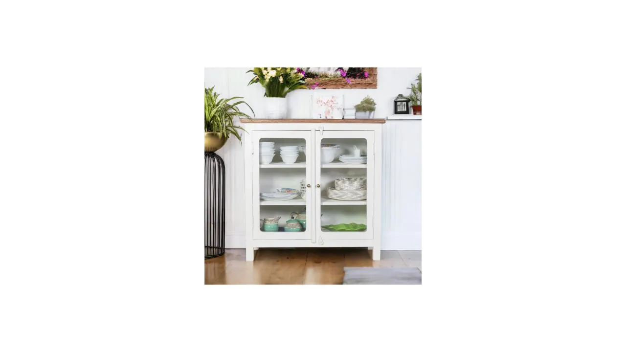 Kraft Bazaar Solid Wood Kitchen Cabinet