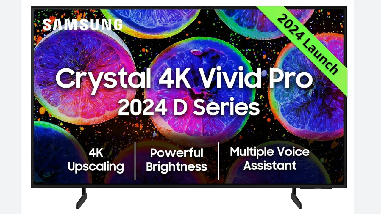 Samsung 108 cm (43 inches) D Series Crystal 4K Smart TV