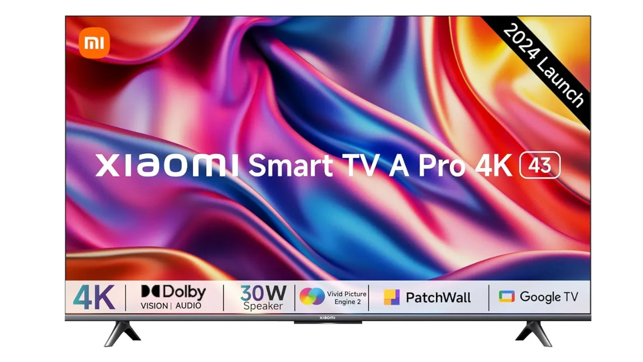 Xiaomi 108 cm (43 inches) A Pro 4K Smart Google TV