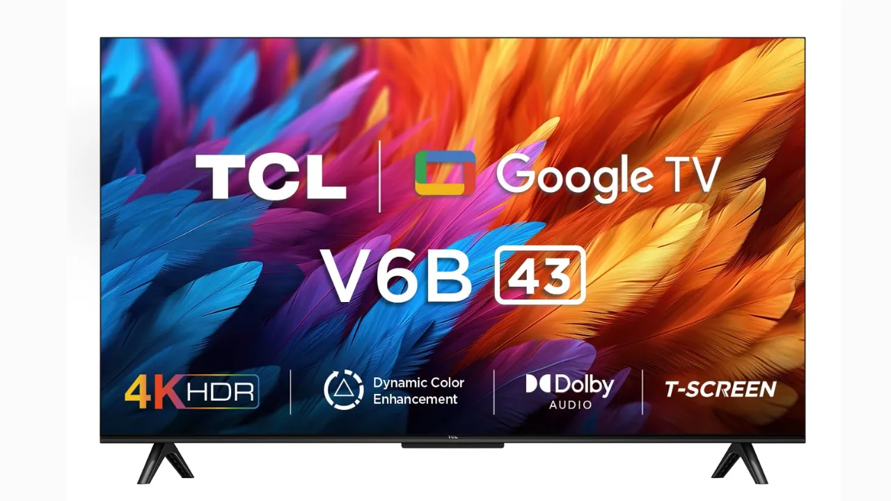 TCL 108 cm (43 inches) Metallic Bezel-Less Series 4K Smart LED TV