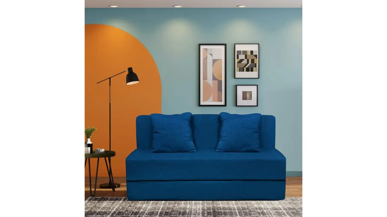 TRENDY VIBES-Foldable Sofa Cum Bed